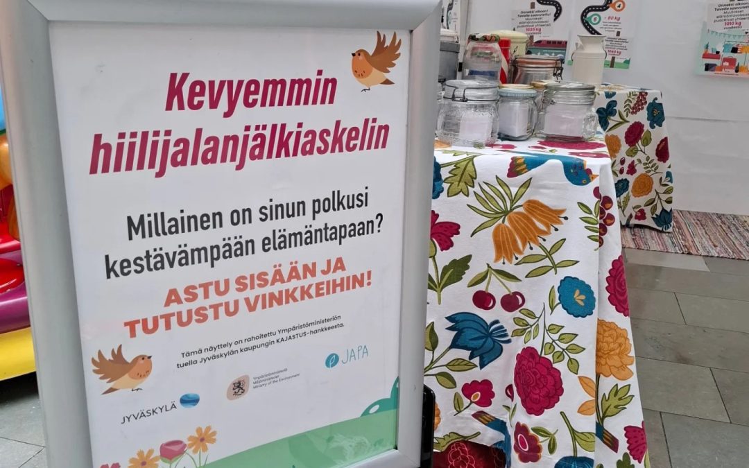 Kevyemmin hiilijalanjälkiaskelin -näyttely